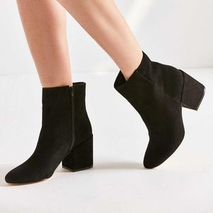 UO Margot Suede Ankle Bootie